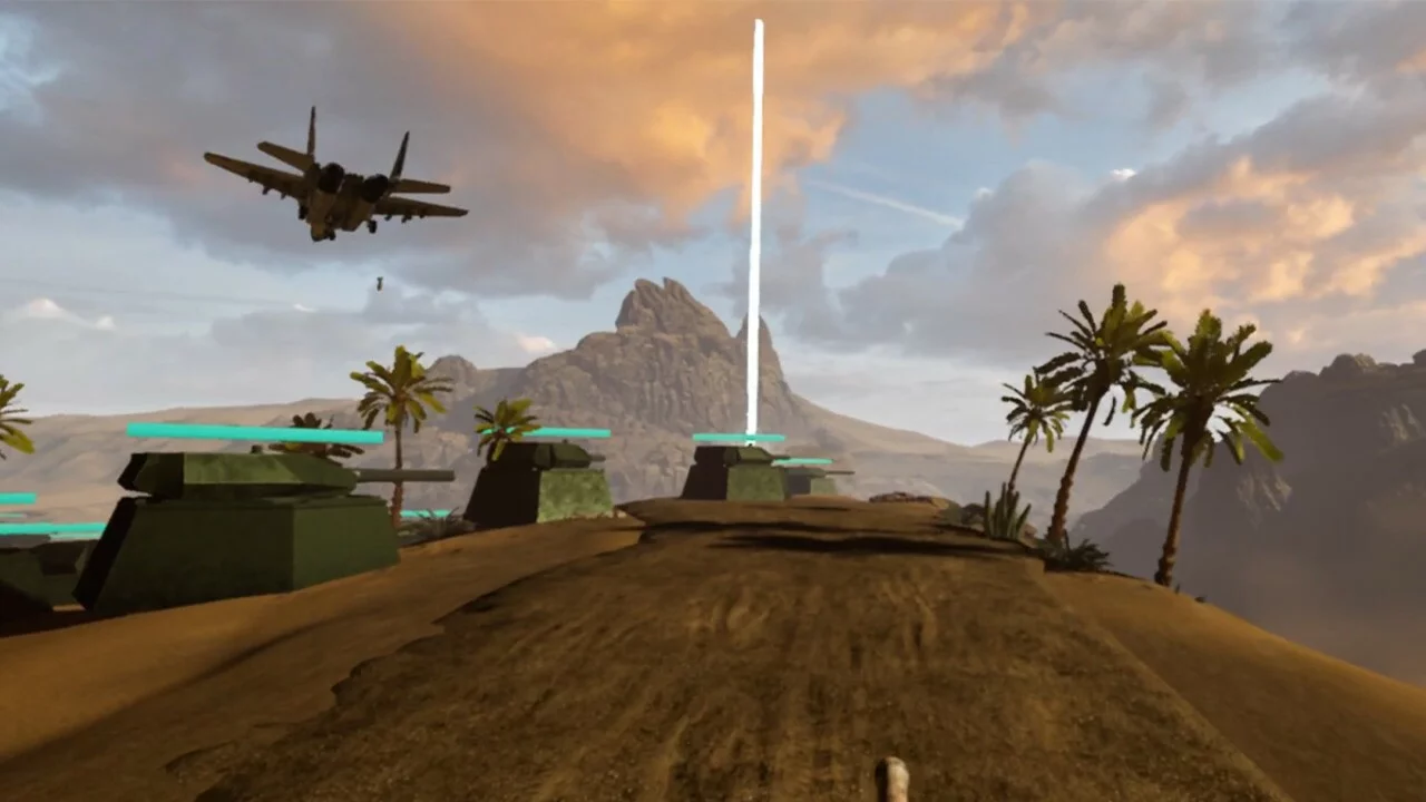 Изображение игры: VR Modern Wars: Advance under air raid
