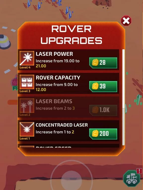 Изображение игры: Space Rover: idle mars tycoon