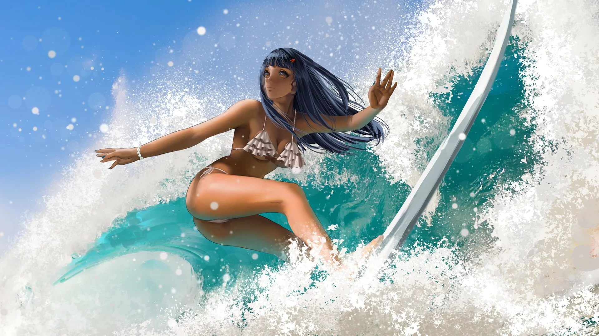 Изображение игры: Surfing and Girls