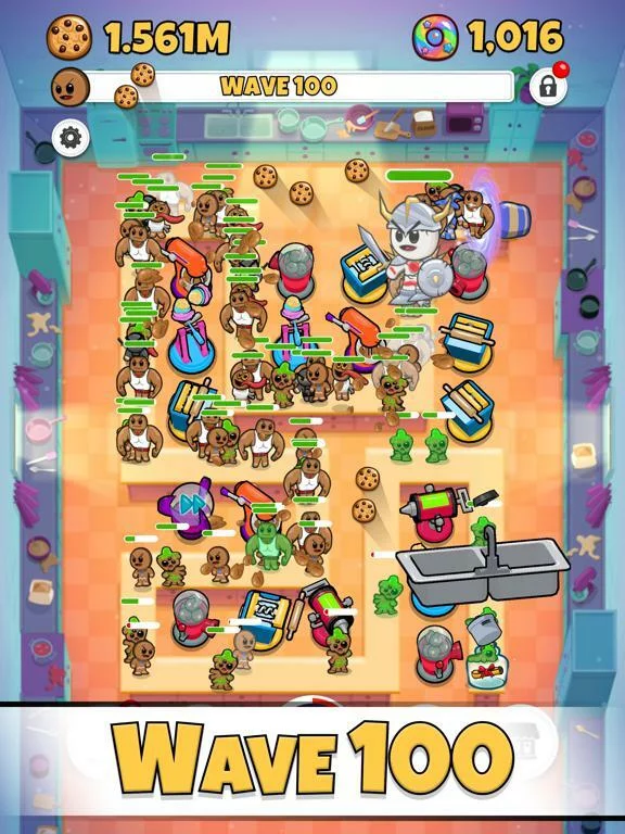 Изображение игры: Cookies TD: Idle Tower Defense