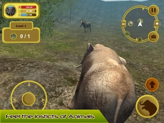 Изображение игры: Wild Elephant Simulator 3D
