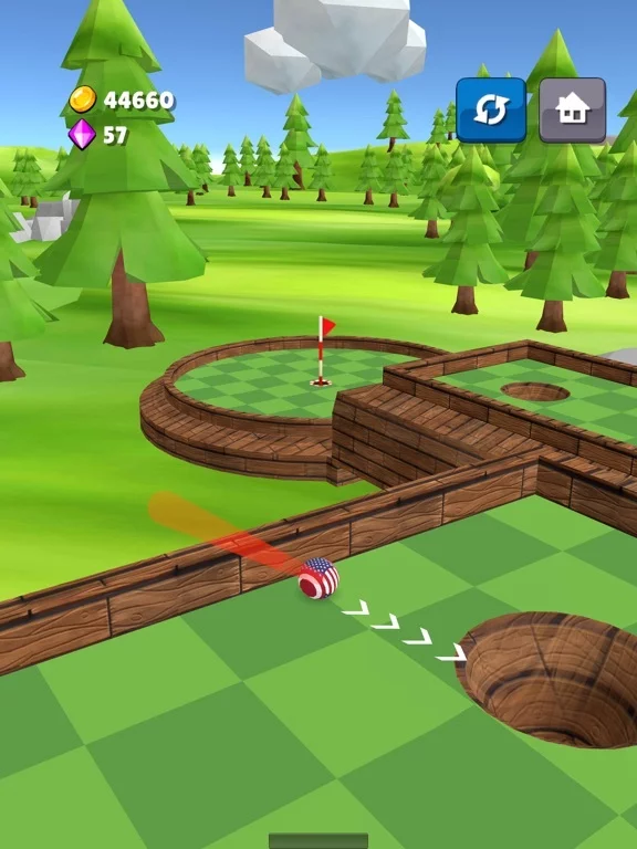 Изображение игры: Mini Golf Fun Challenge