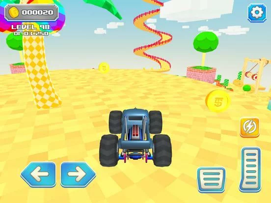Изображение игры: Craft Car Stunts 3D