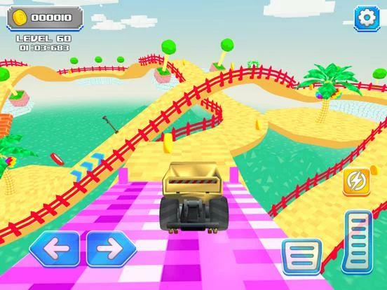 Изображение игры: Craft Car Stunts 3D