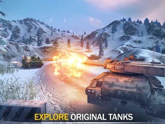 Изображение игры: Tank Warfare: War Tanks