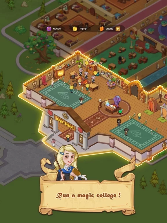 Изображение игры: Idle Magic Academy