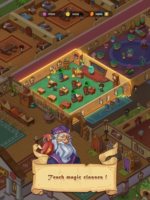 Изображение игры: Idle Magic Academy