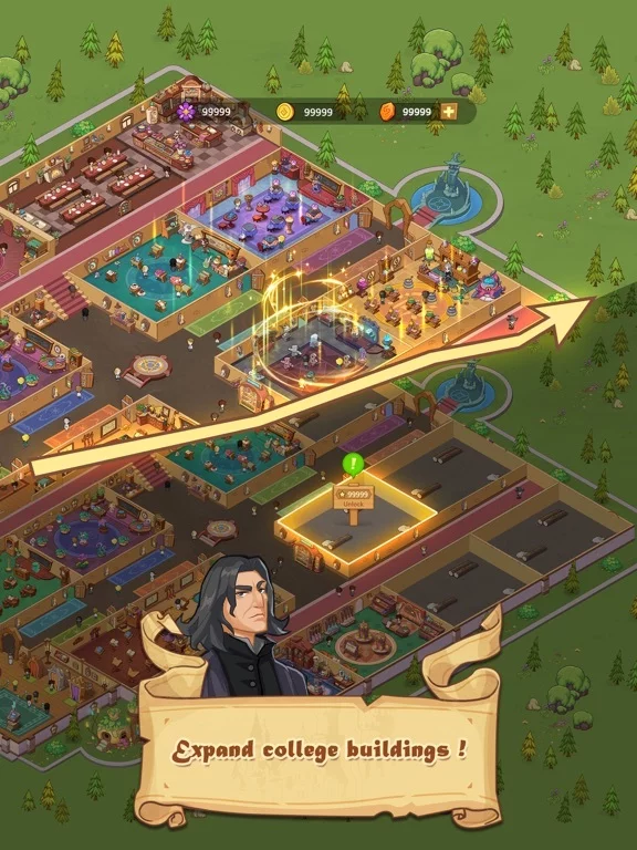 Изображение игры: Idle Magic Academy