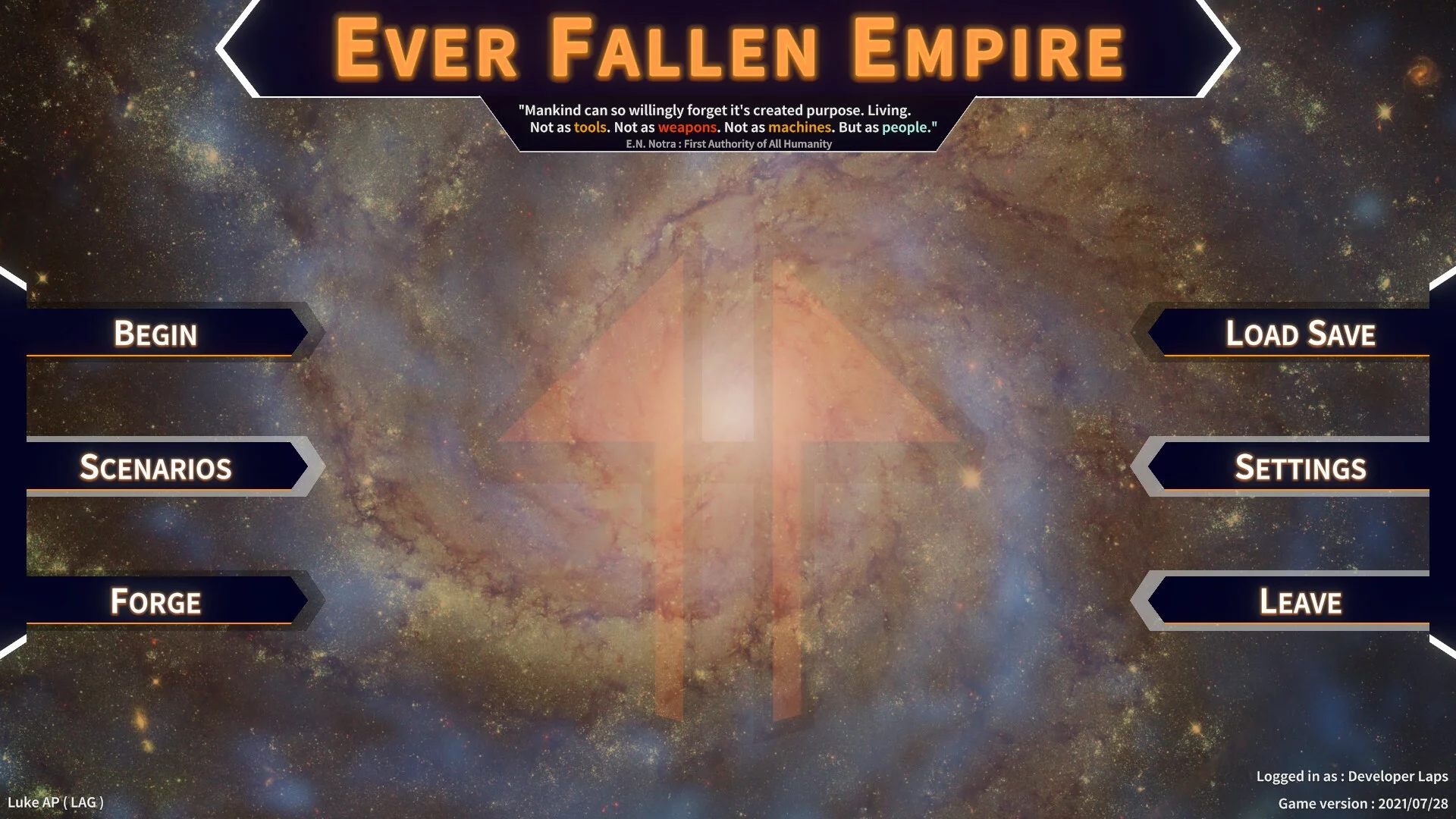 Изображение игры: Ever Fallen Empire