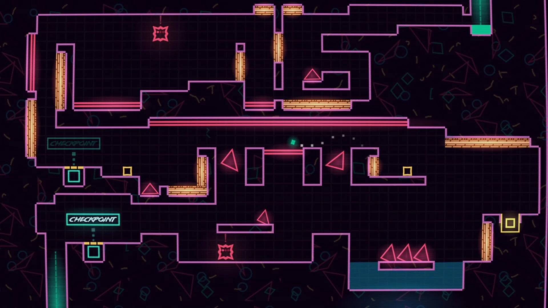 Изображение игры: Big NEON Tower VS Tiny Square