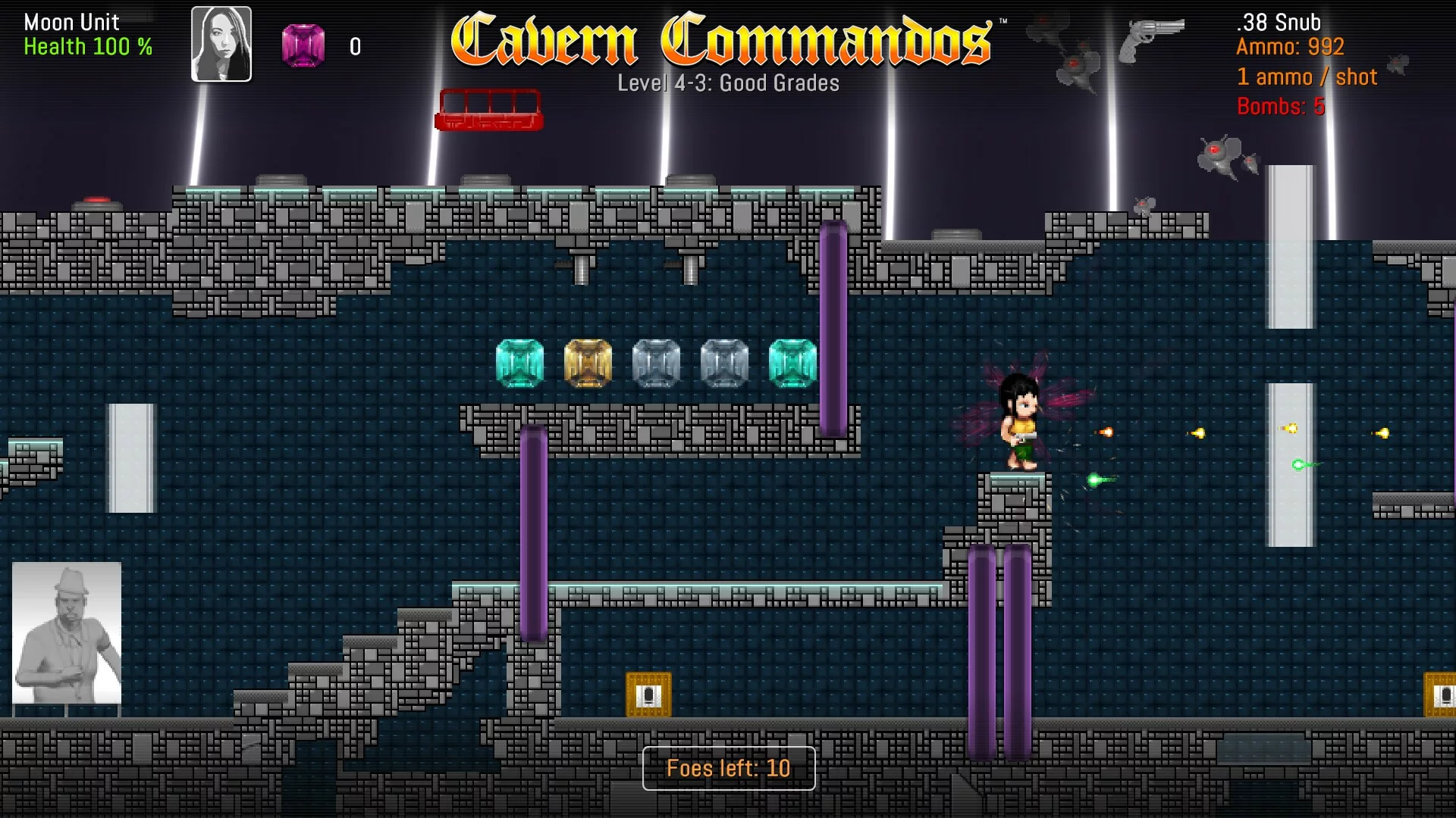Изображение игры: Cavern Commandos