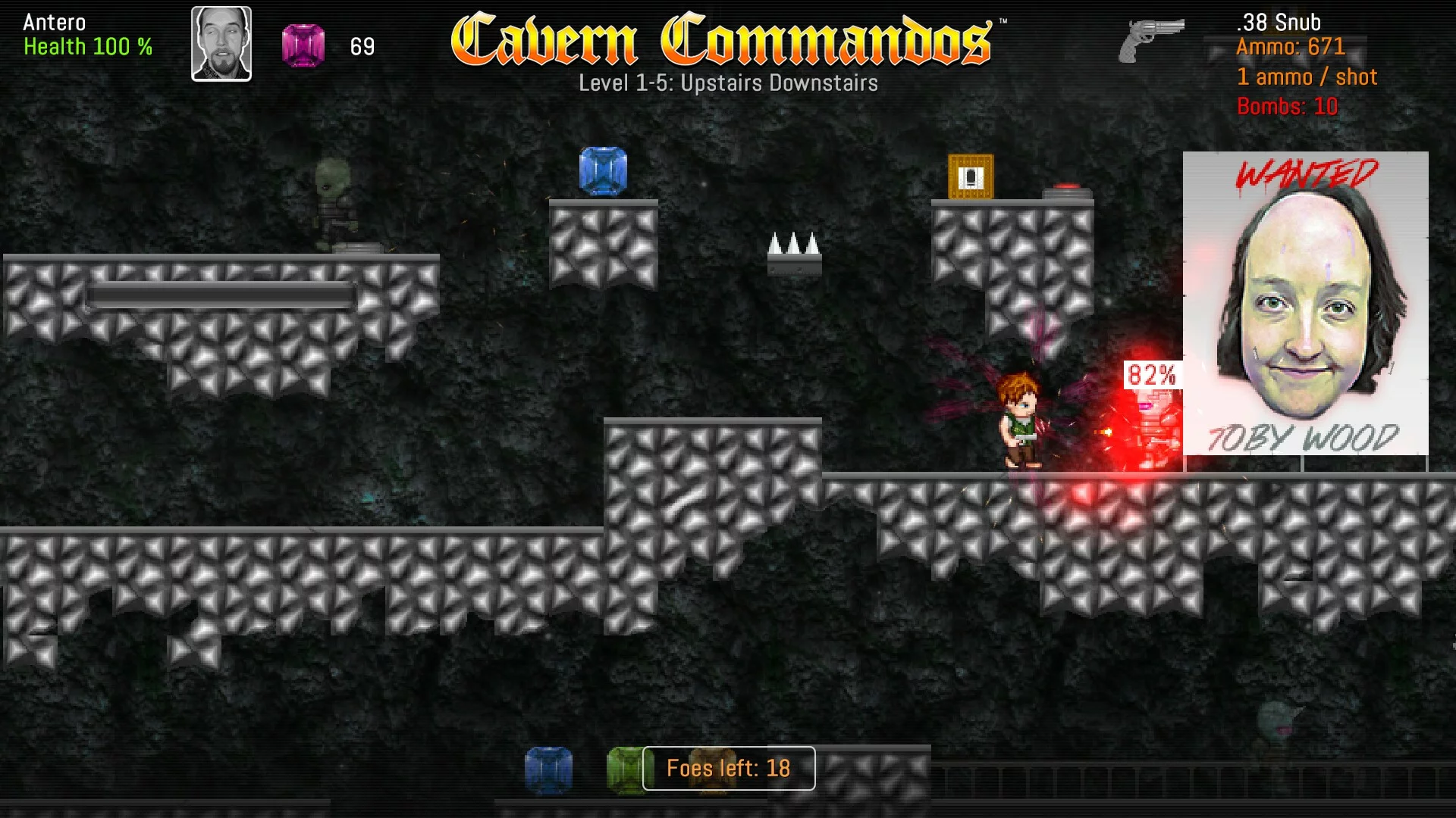 Изображение игры: Cavern Commandos
