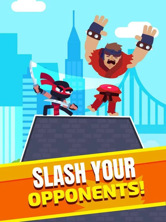 Изображение игры: Ninja Cut 2D