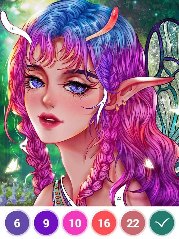 Изображение игры: Art Number Coloring Book