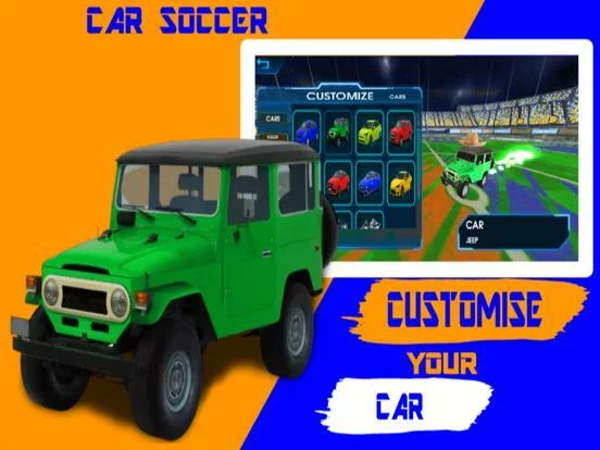 Изображение игры: Car Soccer!