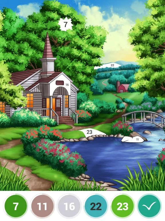 Изображение игры: Art Number Coloring Book