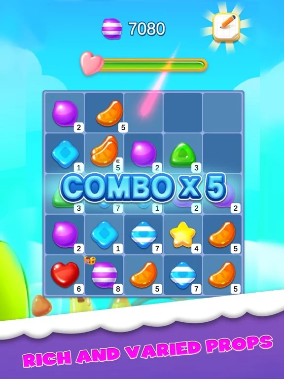 Изображение игры: Candy Merge-merge game