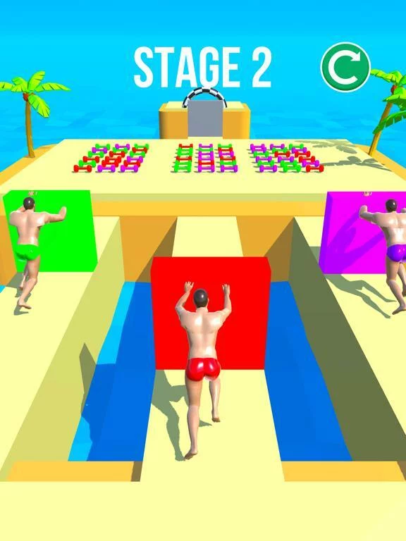 Изображение игры: Muscle race 3D
