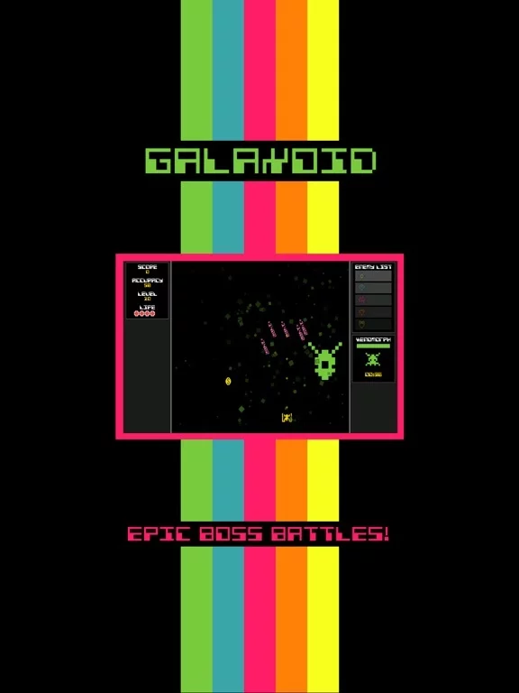 Изображение игры: Galaxoid: A Retro Space Shooter