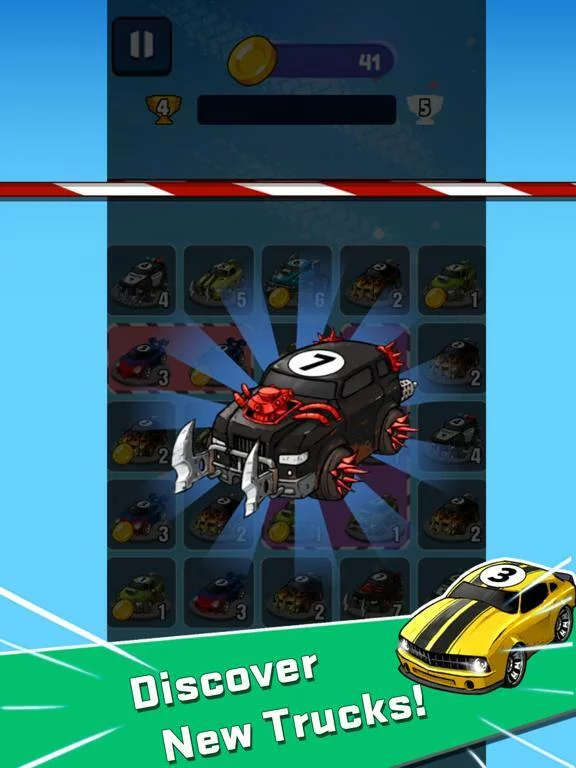Изображение игры: Merge Car:Just Get 10