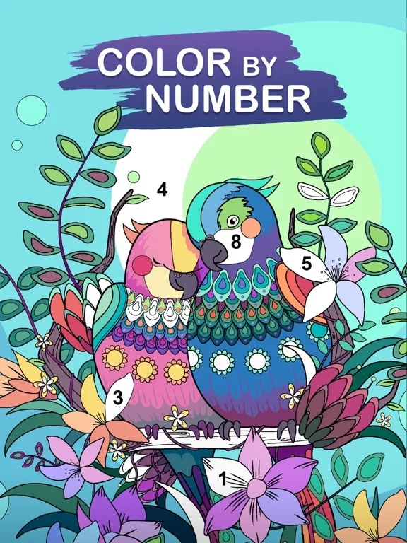 Изображение игры: Art games: Color by number