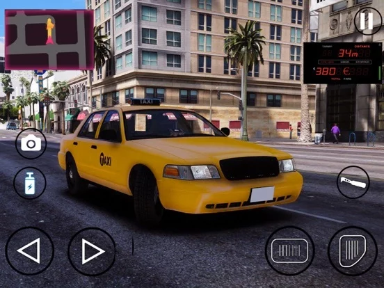 Изображение игры: Realistic Taxi Driving Sim 21