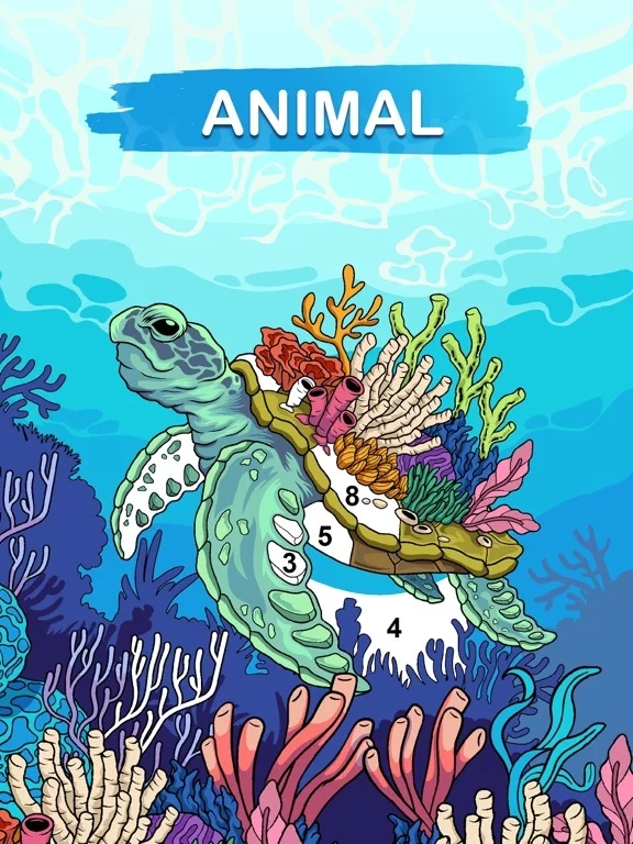 Изображение игры: Art games: Color by number