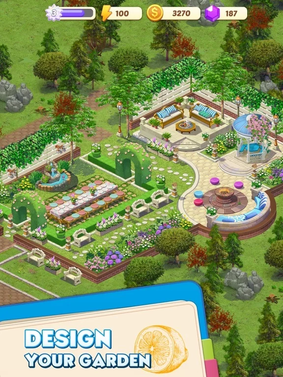 Изображение игры: Merge Manor: Sunny House