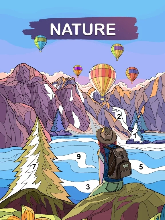 Изображение игры: Art games: Color by number