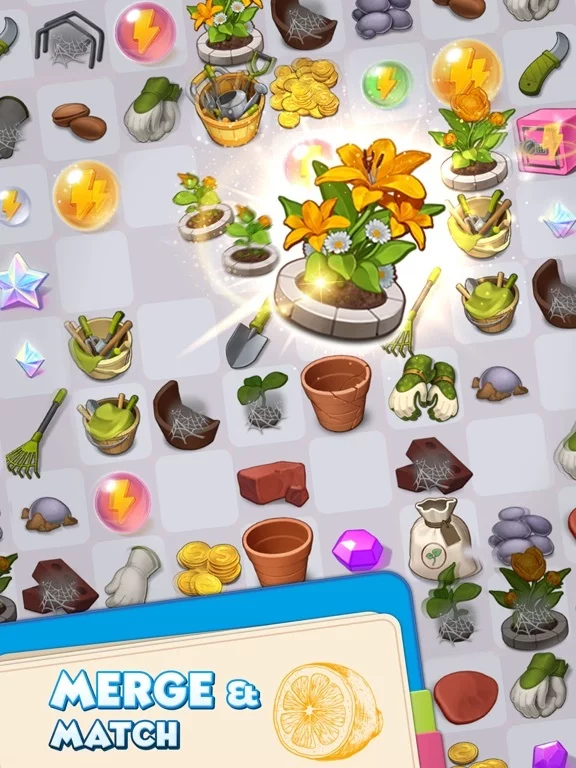 Изображение игры: Merge Manor: Sunny House