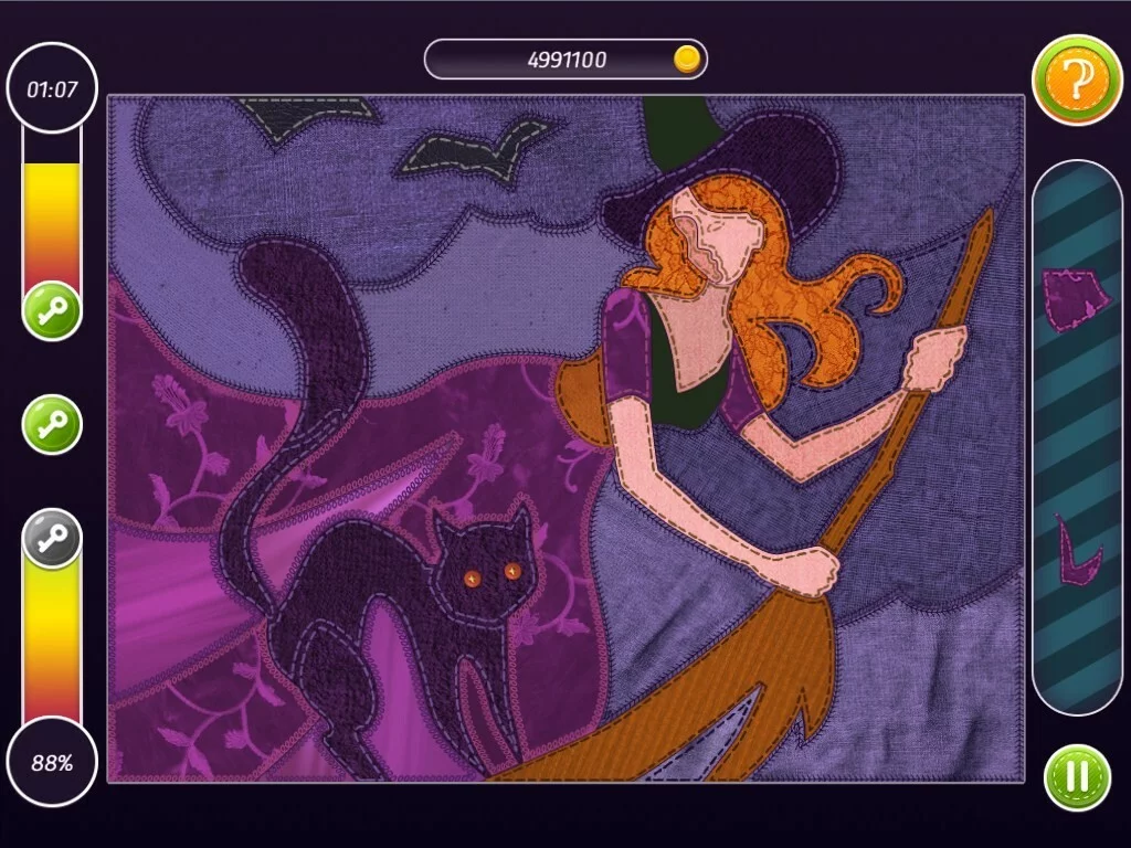 Изображение игры: Halloween Patchwork Trick or Treat
