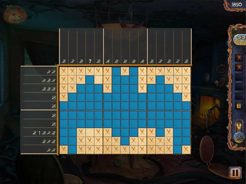 Изображение игры: Fill and Cross Trick or Treat