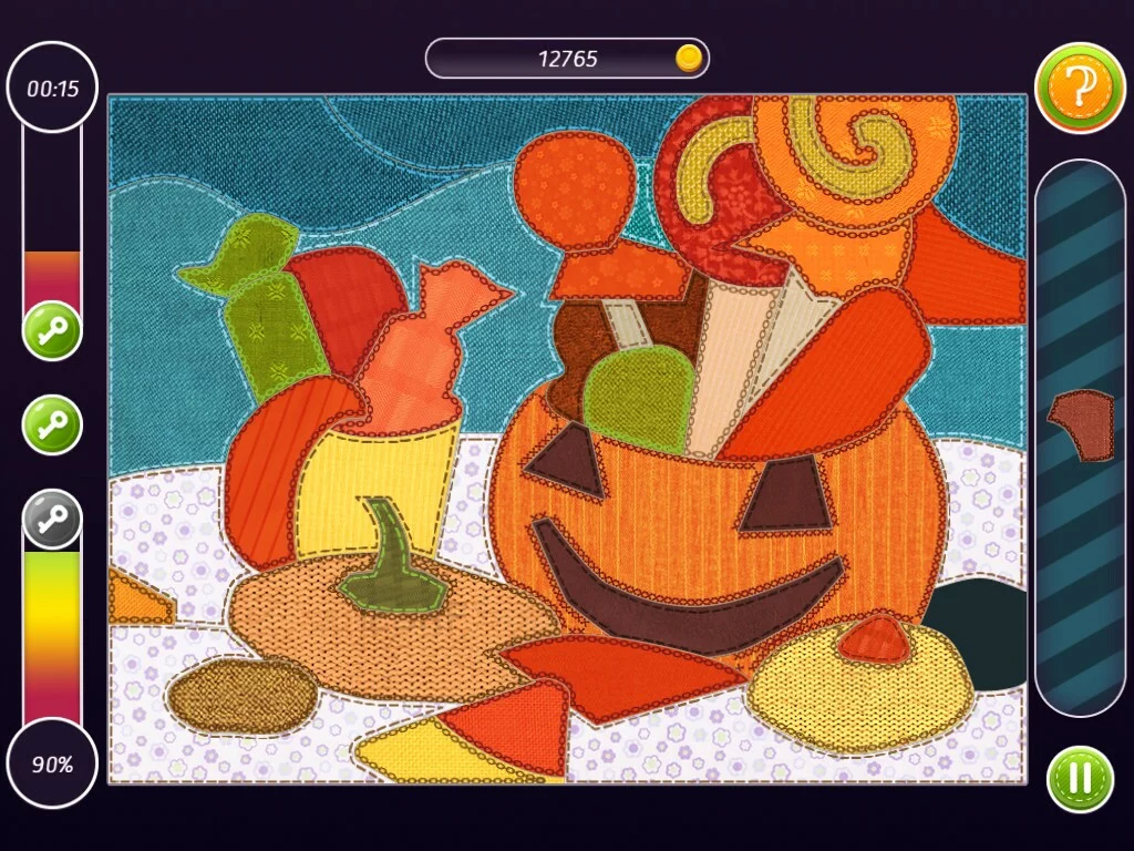 Изображение игры: Halloween Patchwork Trick or Treat