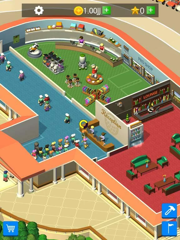 Изображение игры: Idle Golf Club Manager Tycoon