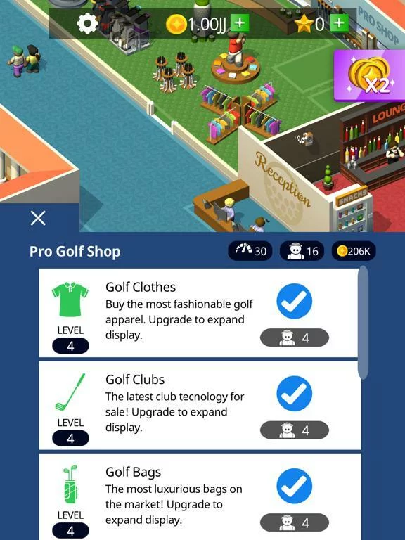 Изображение игры: Idle Golf Club Manager Tycoon