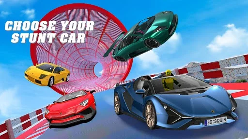 Изображение игры: Superhero Car Stunts - Racing Car Games