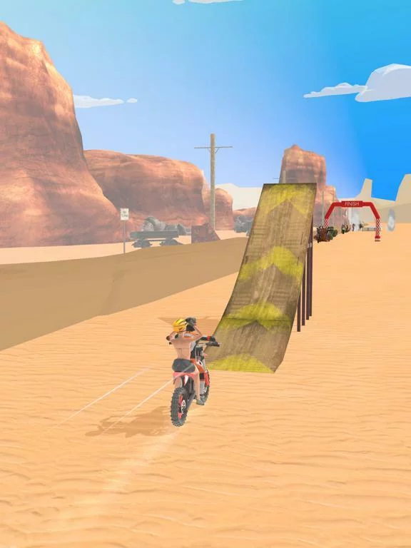 Изображение игры: Bike Flip: The Desert Action