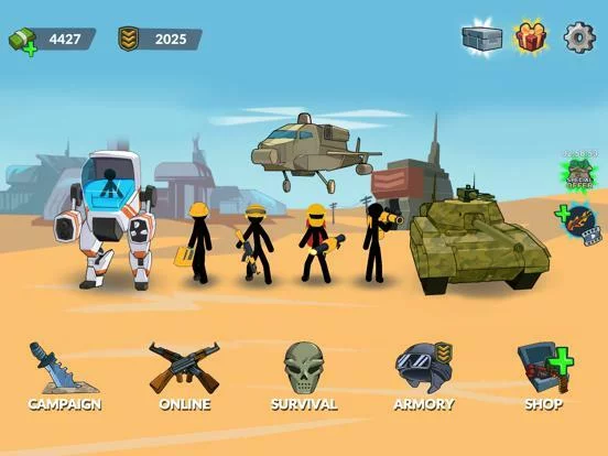 Изображение игры: Stickman World War