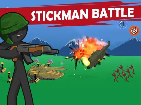 Изображение игры: Stickman World War