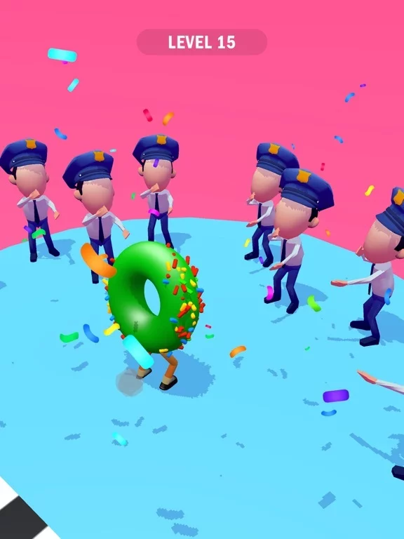 Изображение игры: Donut Runner 3D