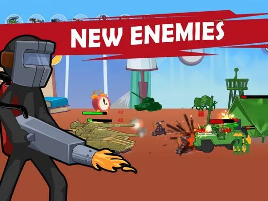 Изображение игры: Stickman World War