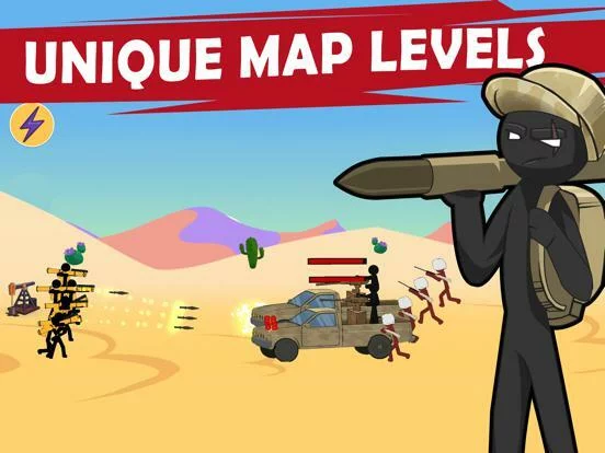 Изображение игры: Stickman World War