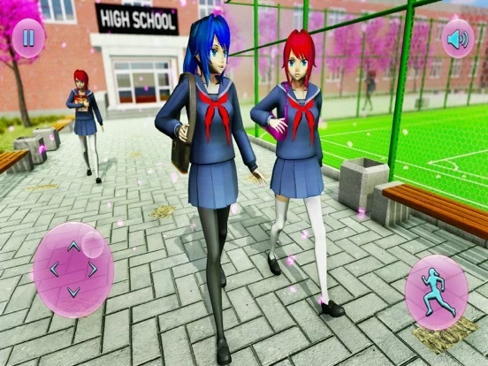 Изображение игры: Anime School 3D Girl Simulator