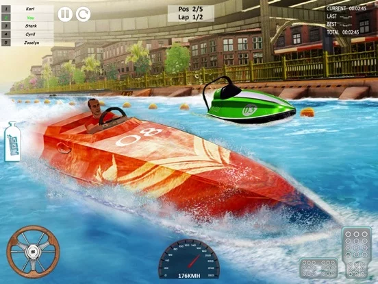 Изображение игры: Speed Boat Driving Game 2021