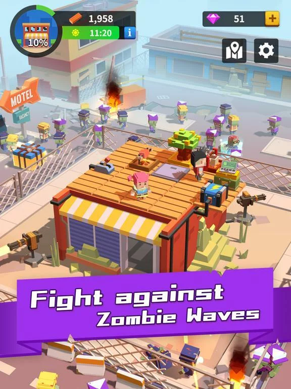Изображение игры: Idle Zombie Shelter