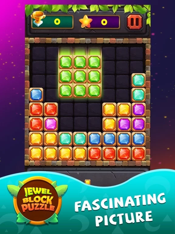 Изображение игры: Jewel Block Puzzle Classic