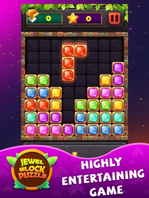 Изображение игры: Jewel Block Puzzle Classic