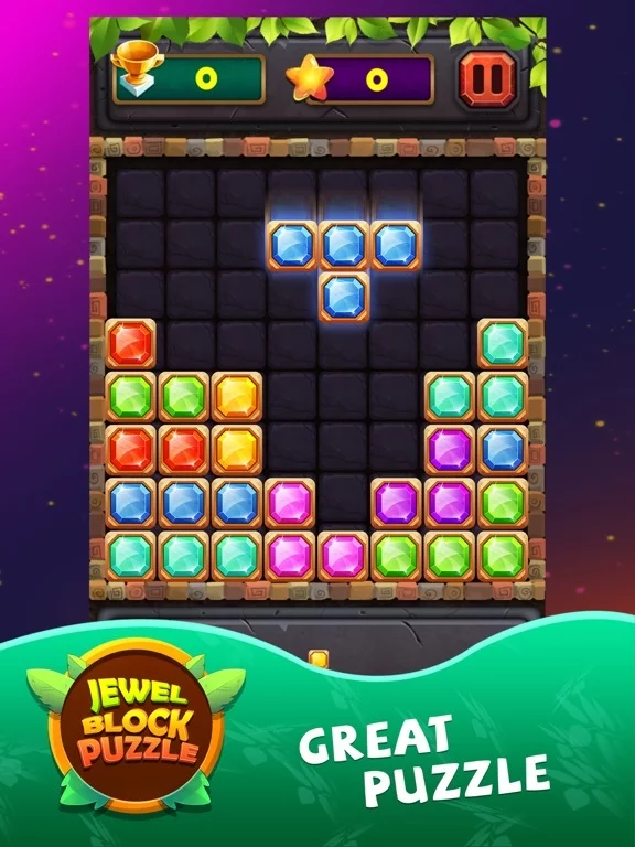 Изображение игры: Jewel Block Puzzle Classic