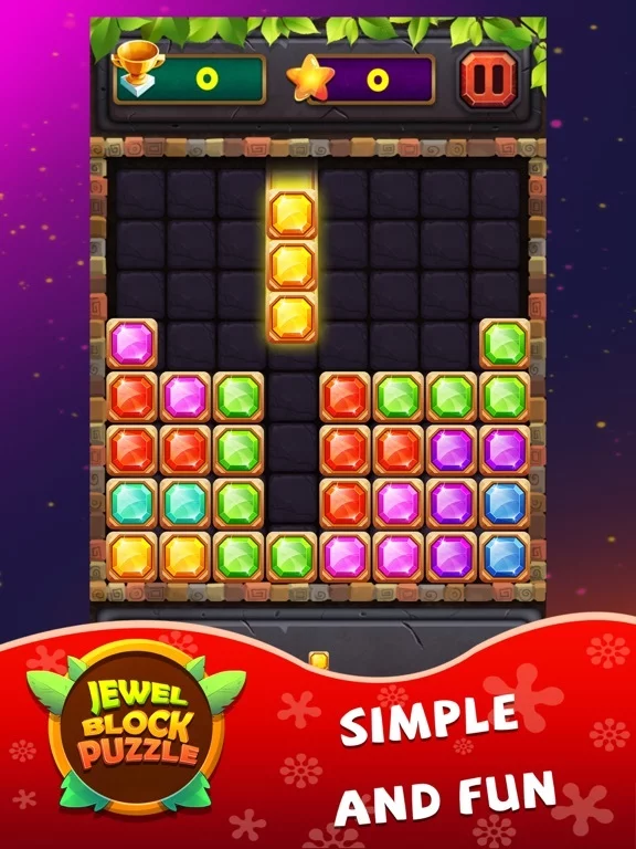 Изображение игры: Jewel Block Puzzle Classic