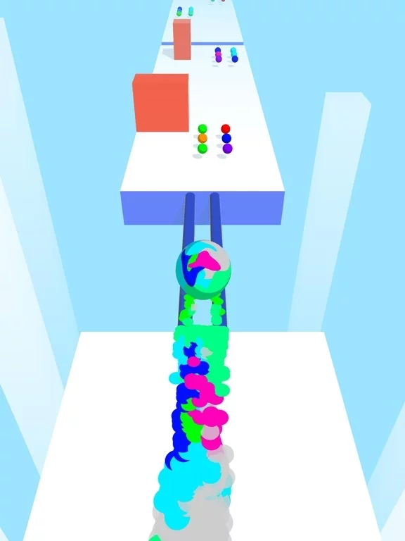 Изображение игры: Bounce And Collect Colors